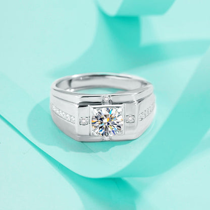 Imperial Ice Moissanite Ring