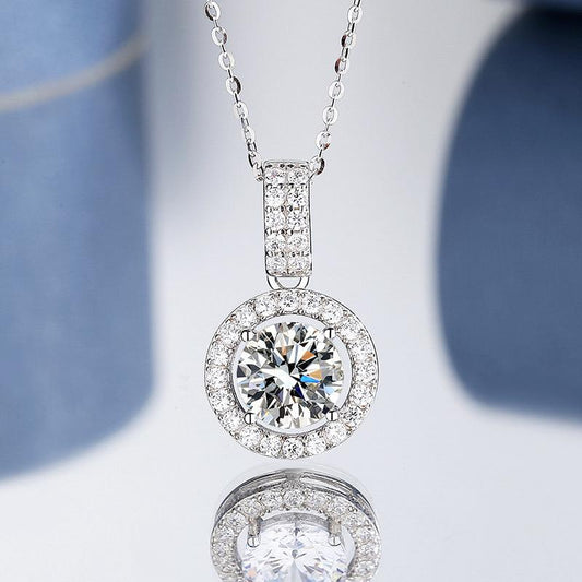 Moissanite Solitare Necklace