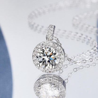 Moissanite Solitare Necklace